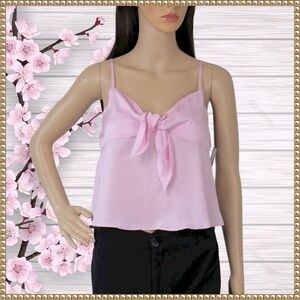 BP Pale Pink Crop Top Spaghetti Strap Size Small NWT